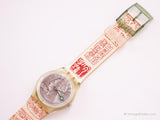 1997 Swatch GK255 Sesterce Watch | في الوقت المناسب نثق في خمر Swatch راقب