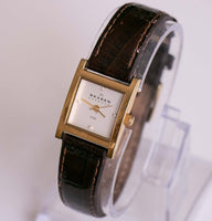 Vintage Skagen 528SGLD8A Gold-tone Watch for Women Square Dial