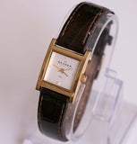 Vintage Skagen 528SGLD8A Gold-tone Watch for Women Square Dial