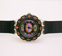 Swatch Scuba Tech Diving SDK110 reloj | Negro y naranja Swatch Scuba