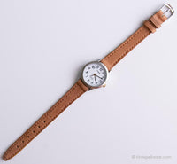 Tono plateado vintage Timex Indiglo reloj | Oficina reloj para mujeres