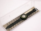 1991 Vintage Swatch Scuba BLACK WAVE SDB102 Watch | Black Scuba Swatch