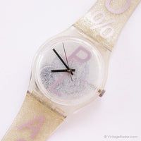 1997 Swatch GK236 100% plástico reloj | 90 coleccionables Swatch Caballero reloj