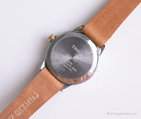 Sily-tone vintage Timex Indiglo montre | Bureau montre pour femme