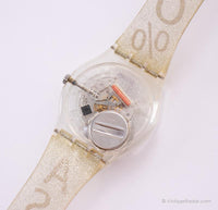 1997 Swatch GK236 100 ٪ ساعة بلاستيكية | 90s التحصيل Swatch ساعة جنت