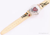 2002 Swatch Bk371 Cupido's Bow reloj | día de San Valentín Swatch reloj