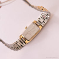 Antiguo Pulsar V220-5380 R0 reloj | Damas tono de oro rectangular reloj