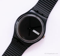 Vintage Swatch GB711 WHITE WINDOW Watch | RARE 1988 Swatch Gent Watch