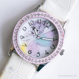 Blanc vintage Tinker Bell Dames montre | Disney Horloge à collectionner