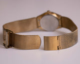 Tono de oro vintage Skagen Dinamarca reloj | Acero inoxidable reloj para ella