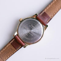 Vintage élégant Timex Indiglo montre | Ton d'or Timex Date montre