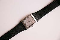 Rectangulaire en argent Skagen Danemark Steel montre pour les femmes vintage