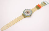1991 Vintage Swatch Scuba Gelatina bubble sdk104 orologio con scatola originale
