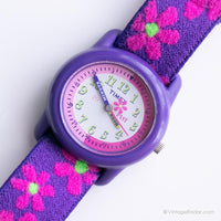Jahrgang Timex Blumen Uhr für Mädchen | Timex Kinder Uhr