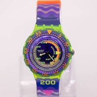 1991 Swatch Scuba Tide vitual SDJ100 reloj | Condición de nos con caja