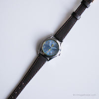 Cadran bleu vintage Tinker Bell montre | Disney Bracelet Seiko