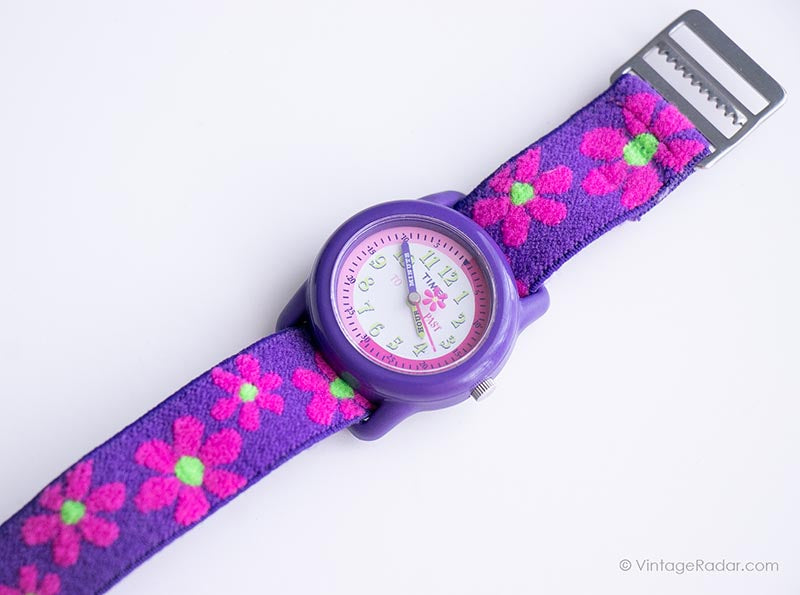 Vintage Timex Floral Watch for Girls | Timex Kids Watch – Vintage Radar