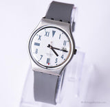1990 Swatch GX407 Stirling Rush reloj | Fecha clásica Swatch reloj