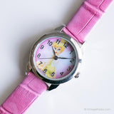 Vintage Pink Disney Princess Watch for Her | Tinker Bell Wristwatch
