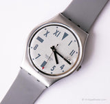 1990 Swatch GX407 Stirling Rush Watch | التاريخ الكلاسيكي Swatch راقب