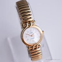 Vintage Elegant Timex Watch | Gold-tone Timex Watch for Ladies