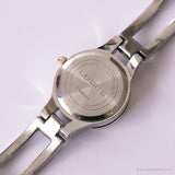Jahrgang Lorus Mode Uhr für Damen | Silbertones Kleid Uhr