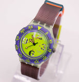 1992 Swatch Scuba Rociar SDN103 reloj | 90 scuba 200 swatch