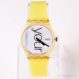 1995 Swatch Gent gk227 définir montre | Rares 90 Swatch Montres