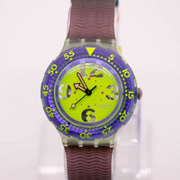 1992 Swatch Scuba Rociar SDN103 reloj | 90 scuba 200 swatch