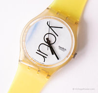 1995 Swatch جنت GK227 تعريف الساعة | 90s نادرة Swatch ساعات