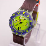 1992 Swatch Scuba SDN103 sprühen Uhr | 90er Jahre Scuba 200 swatch