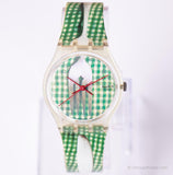 Verde 1997 Swatch GK284 Witch Spoon Watch con cinturino originale