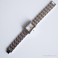 Vintage Two-tone Disney Watch for Her | Elegant Tinker Bell Watch