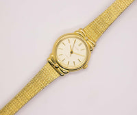 Vintage de tono de oro raro Citizen 5931-F90885 Y reloj para mujeres - muñeca pequeña
