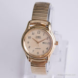 Vintage Elegant Timex Indiglo Watch | Gold-tone Timex Date Watch