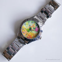 Tono plateado vintage Tinker Bell reloj | Acero inoxidable reloj para ella