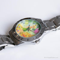 Vintage Silver-tone Tinker Bell Watch | Stainless Steel Watch for Her