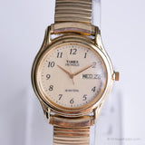 Vintage Elegant Timex Indiglo Watch | Gold-tone Timex Date Watch