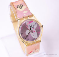2007 Swatch Dulce Cat GE208 montre | Rose Swatch montre