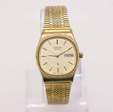 Vintage tono d'oro Citizen 7103-714501 y orologio | Retrò Citizen Orologi