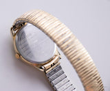 Vintage elegante Timex Indiglo reloj | Tono dorado Timex Fecha reloj