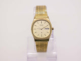 Vintage tono d'oro Citizen 7103-714501 y orologio | Retrò Citizen Orologi