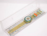 Ancien Swatch Scuba Jelly Bubble SDK104 montre | Scuba des années 90 swatch
