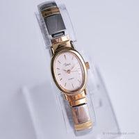 Vintage dos tonos Timex reloj | Oficina reloj para mujeres