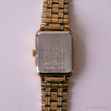 Vintage Seiko V401-5129 R0 Watch | Ladies Rectangular Gold-tone Watch