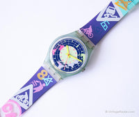 1991 Swatch Pole nord GN121 montre | Rare Swatch montre 90