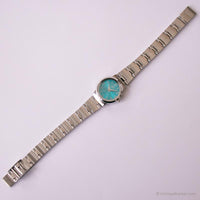 Vintage Q&Q by Citizen Watch for Her | Blue Dial Silver-tone Watch