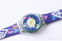 1991 Swatch GN121 Polo Norte reloj | Extraño Swatch reloj 90