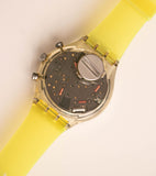 نادر 1998 خمر Swatch SCK415 البلورية Chronograph راقب