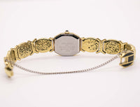 Vintage Black & Gold Orient W A05413-40 B2 Dress Watch for Women